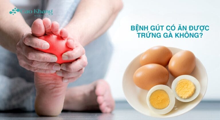 bênh gút có ăn được trứng gà không