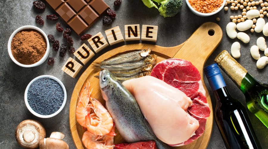 thực phẩm giàu purine