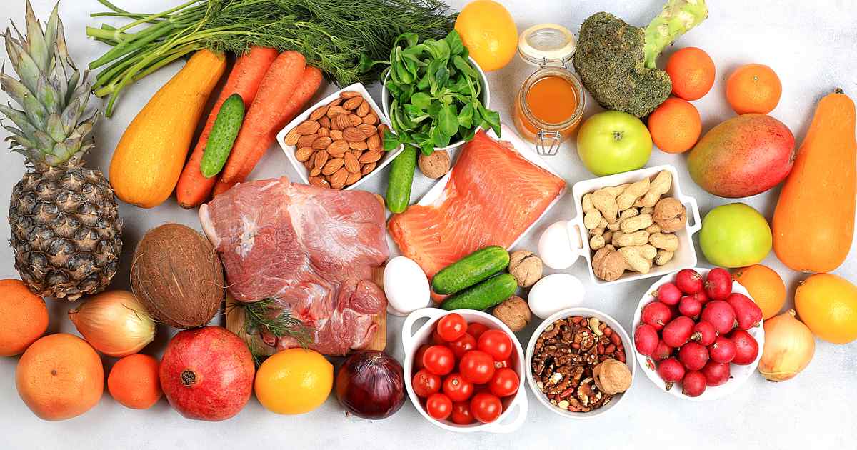 trứng rau thịt cá