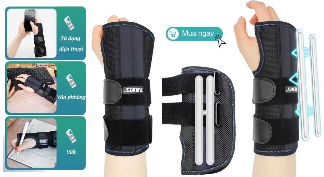 băng nẹp khớp cổ tay