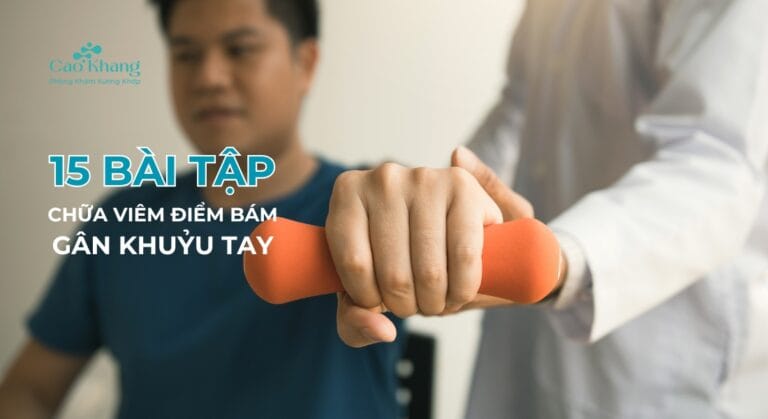 viêm điểm bám gân khuỷu tay