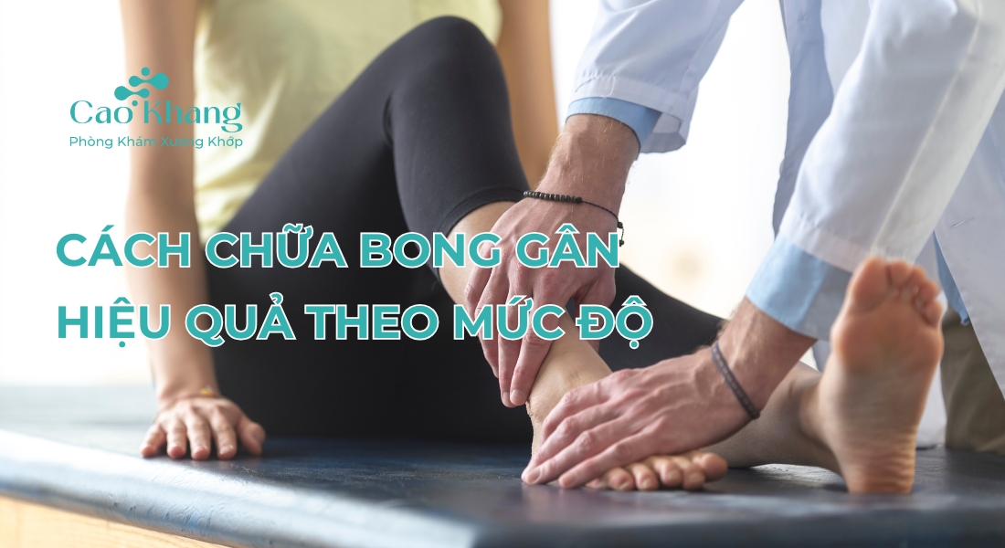 cách chữa bong gân hiệu quả