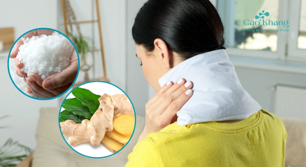Chườm nóng bằng muối rang