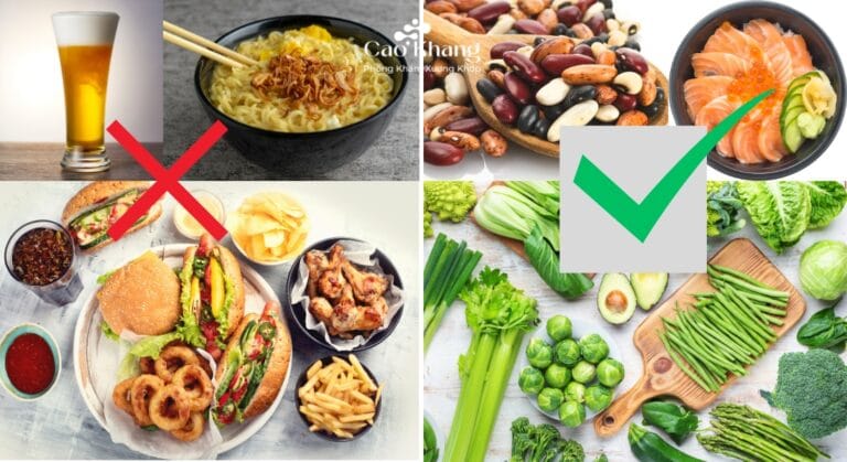 Gãy xương kiêng ăn gì và nên ăn gì