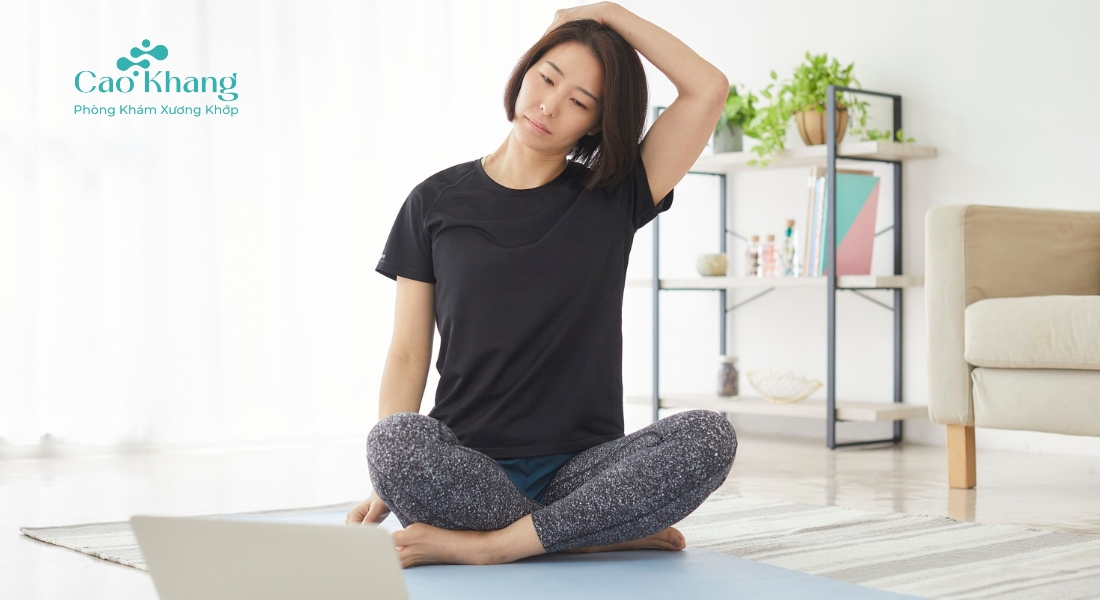 bài tập thể dục chữa đau vai gáy
