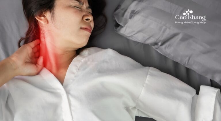 đau cổ vai gáy sau khi ngủ dậy (1)