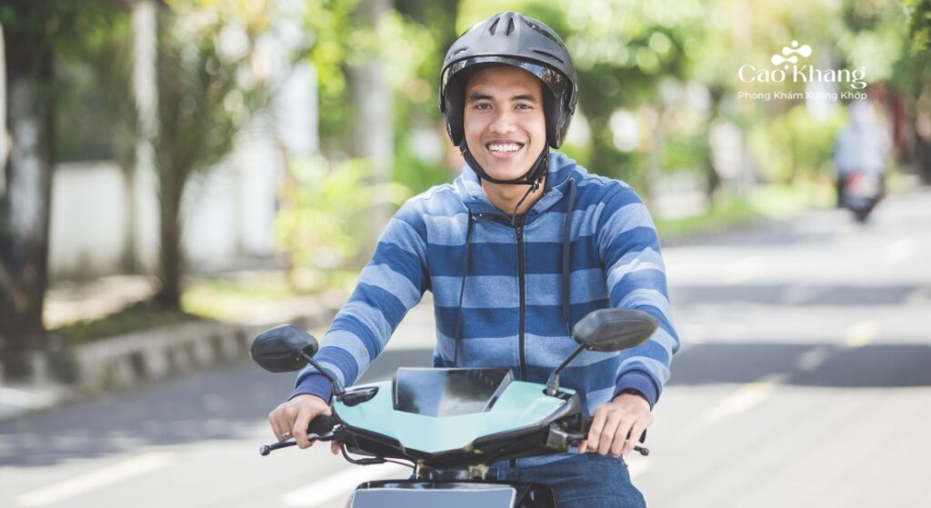gãy xương đòn bao lâu đi xe máy
