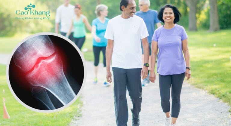 thoái hóa khớp gối có nên đi bộ không