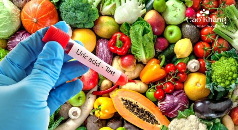 acid uric cao kiêng gì và ăn gì