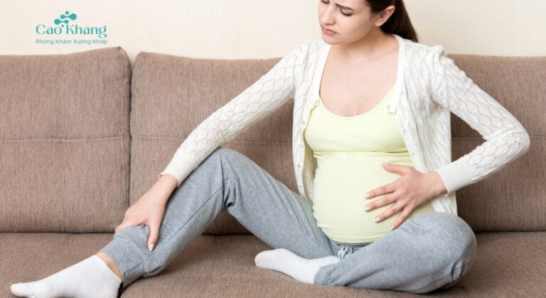 bà bầu bị căng cơ chân