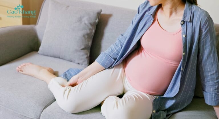 bà bầu bị chuột rút