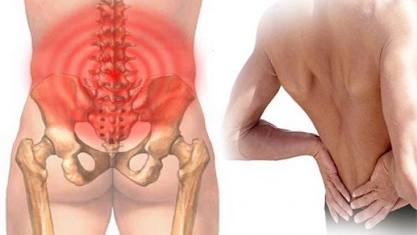 các vị trí đau lưng dưới