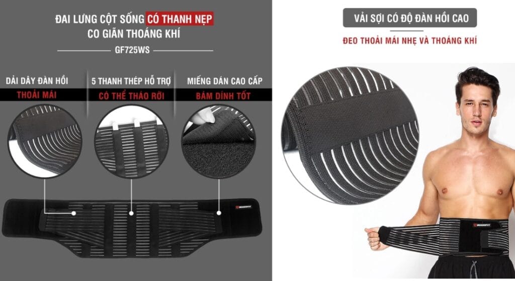 đai lưng thể thao