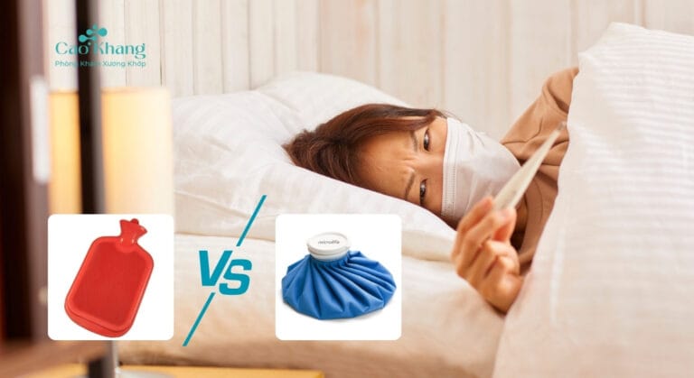sốt chườm nóng hay lạnh