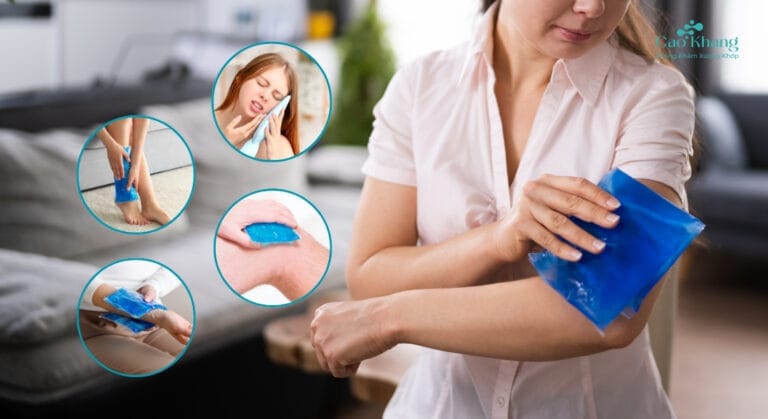 tác dụng của chườm lạnh