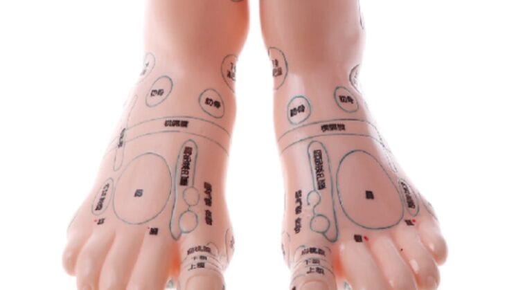 các huyệt ở mu bàn chân