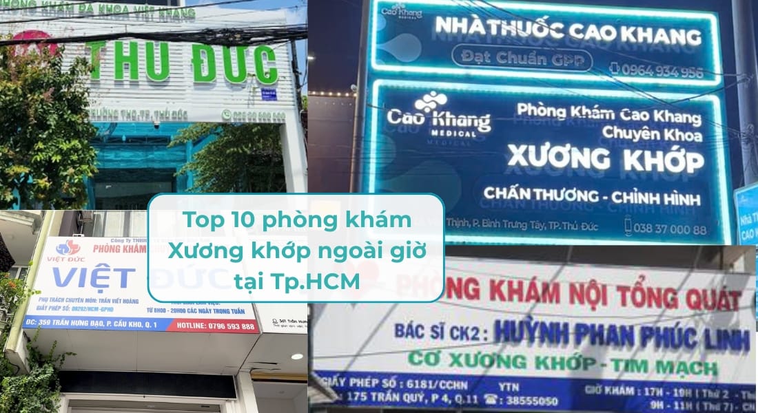 phòng khám xương khớp ngoài giờ