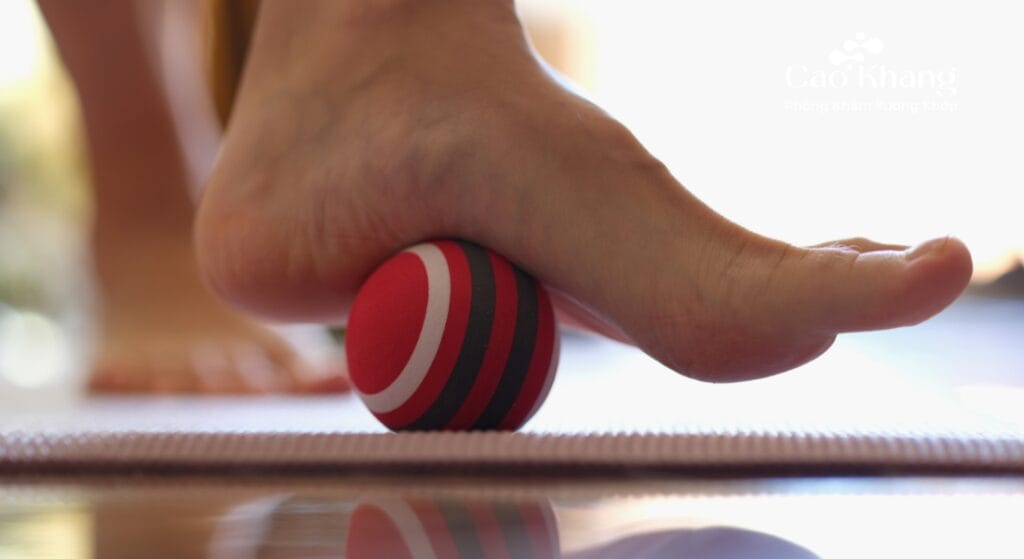 bài tập chữa đau gót chân