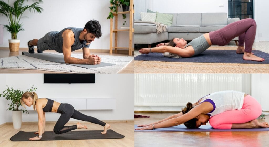 các bài tập võng lưng