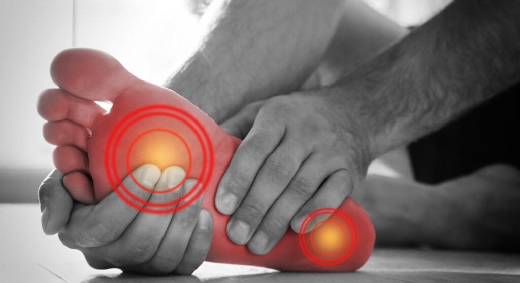 đau lòng bàn chân