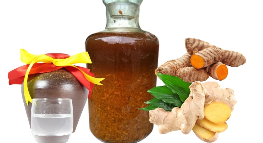 rượu gừng nghệ tươi