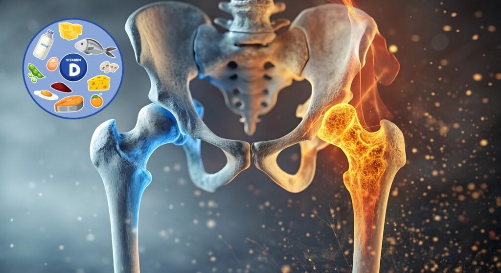 thiếu vitamin d gây loãng xương