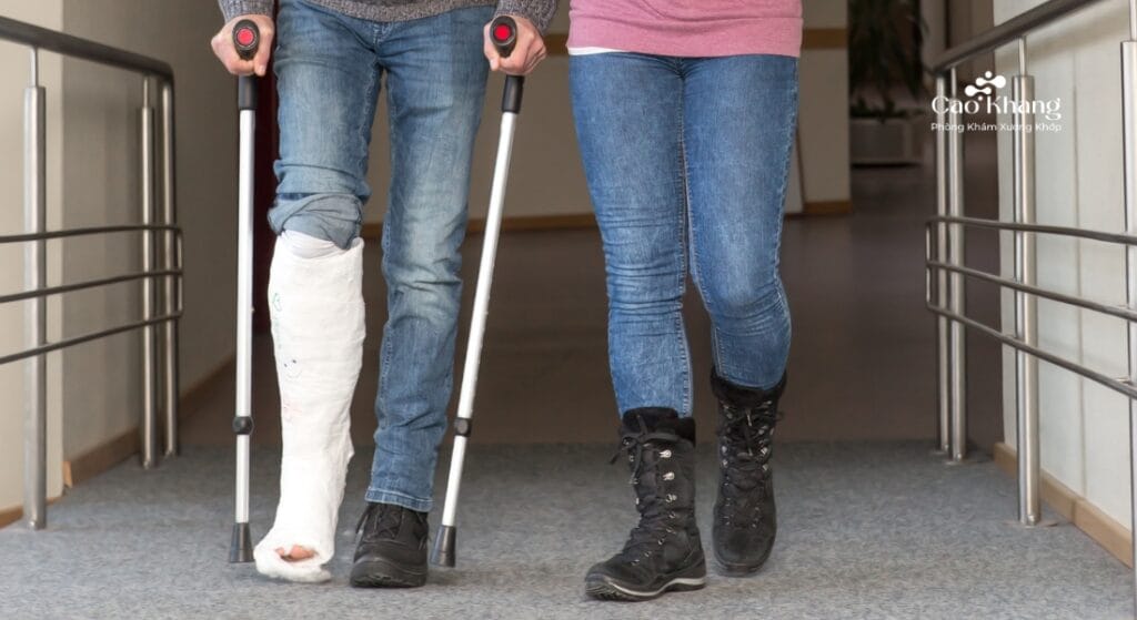 gãy xương ống chân bao lâu mới lành